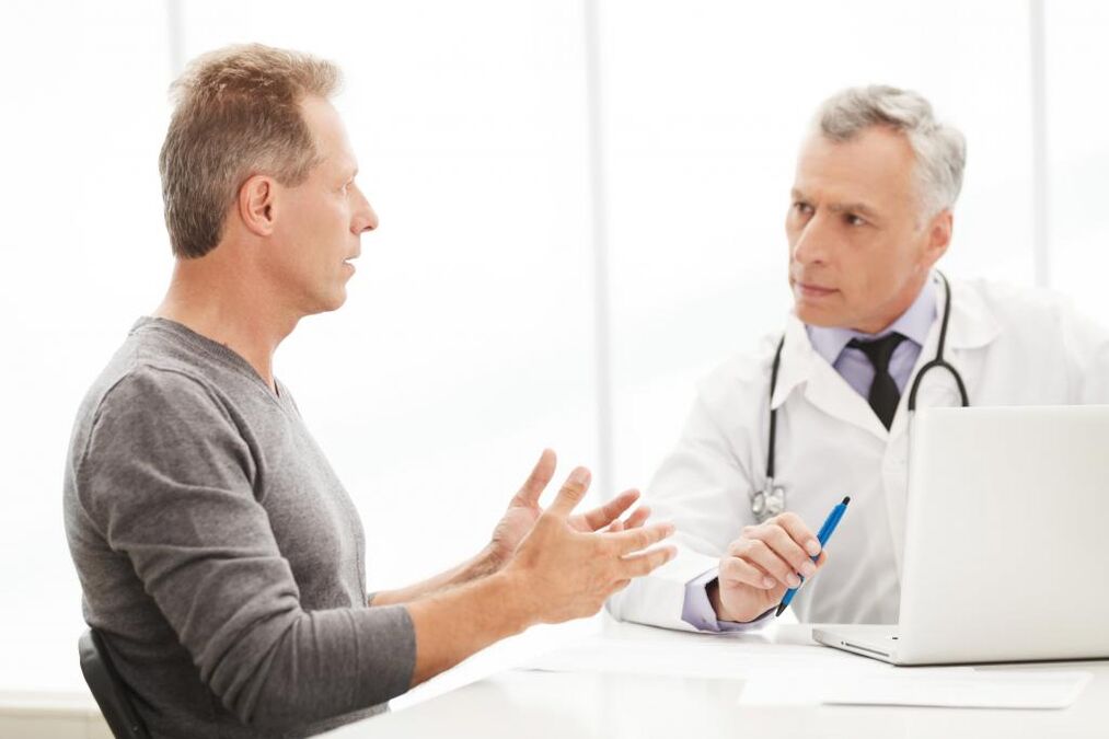 doctor's examination for prostatitis